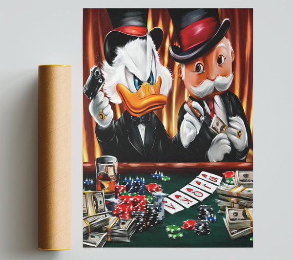 Monopoly Duck Poster