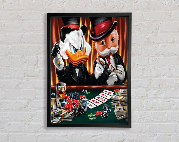 Monopoly Duck Framed Print