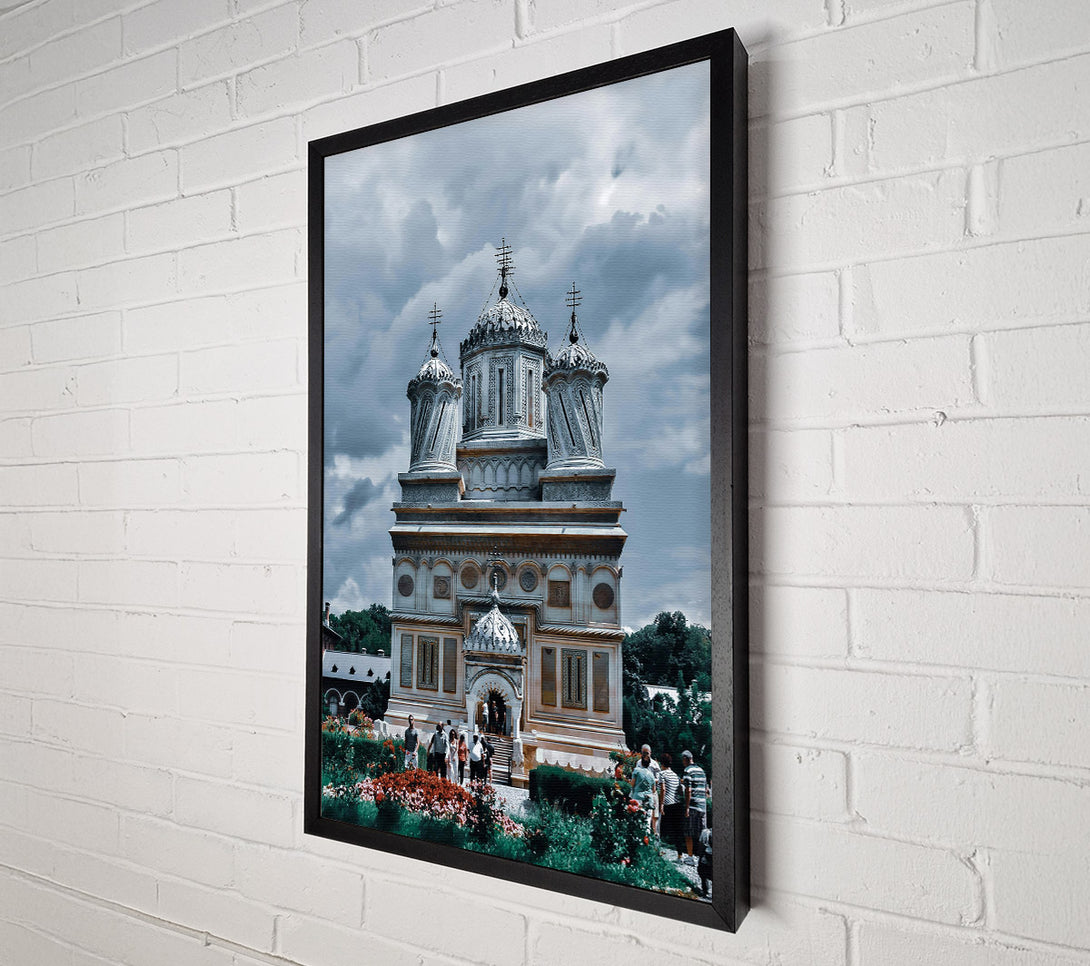  A Canvas Print of The Golden Domes Of Faith Canvas Print