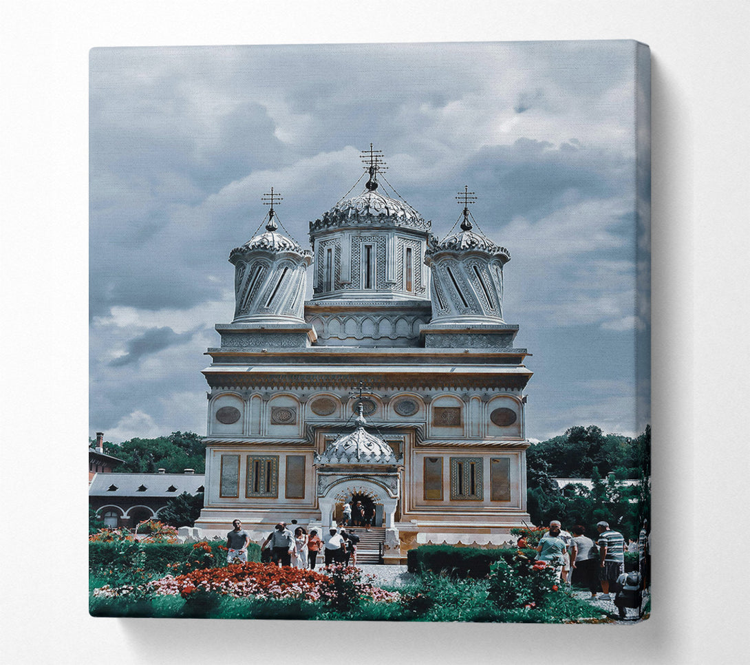  A Canvas Print of The Golden Domes Of Faith Canvas Print