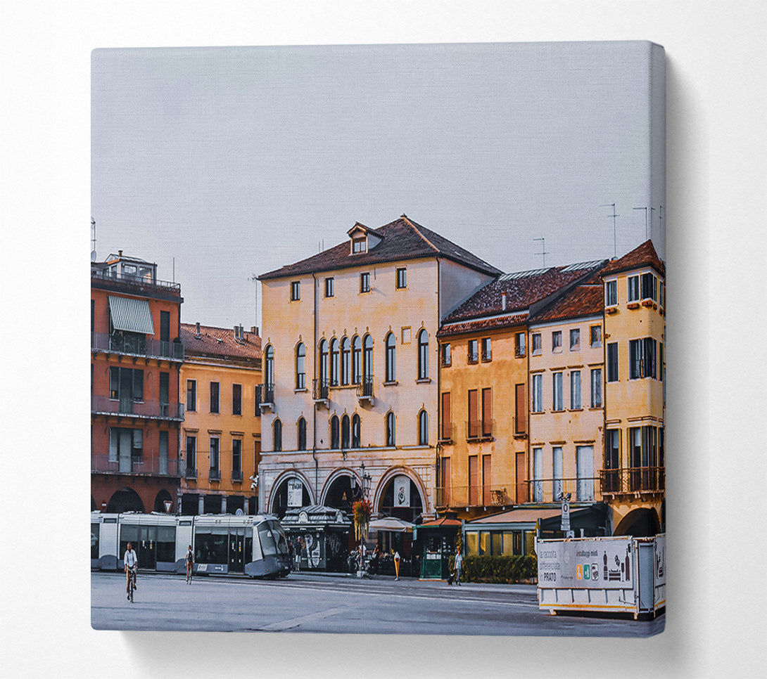  A Canvas Print of Golden Italian Square Canvas Art