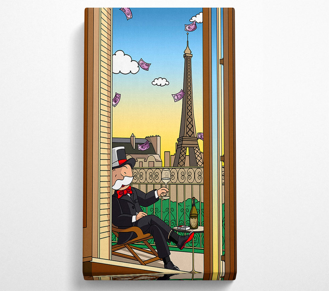  A Canvas Print of Monopoly France Canvas Wall Art