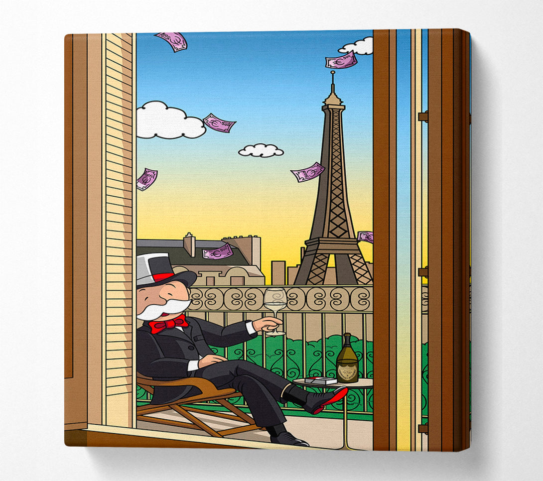  A Canvas Print of Monopoly France Canvas Wall Art