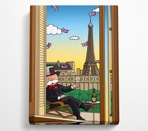  A Canvas Print of Monopoly France Canvas Wall Art