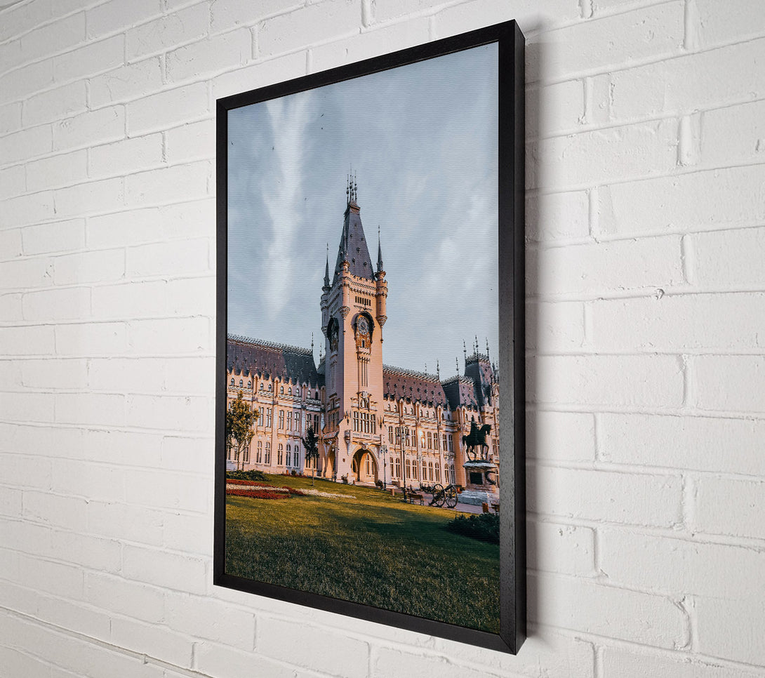  A Canvas Print of Peach Palace Gleam Canvas Wall Art