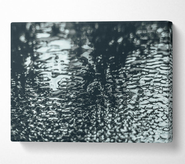  A Canvas Print of Teal Water Reflections Canvas Art