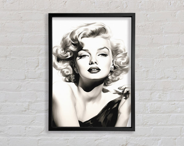Monroe Beauty Framed Print