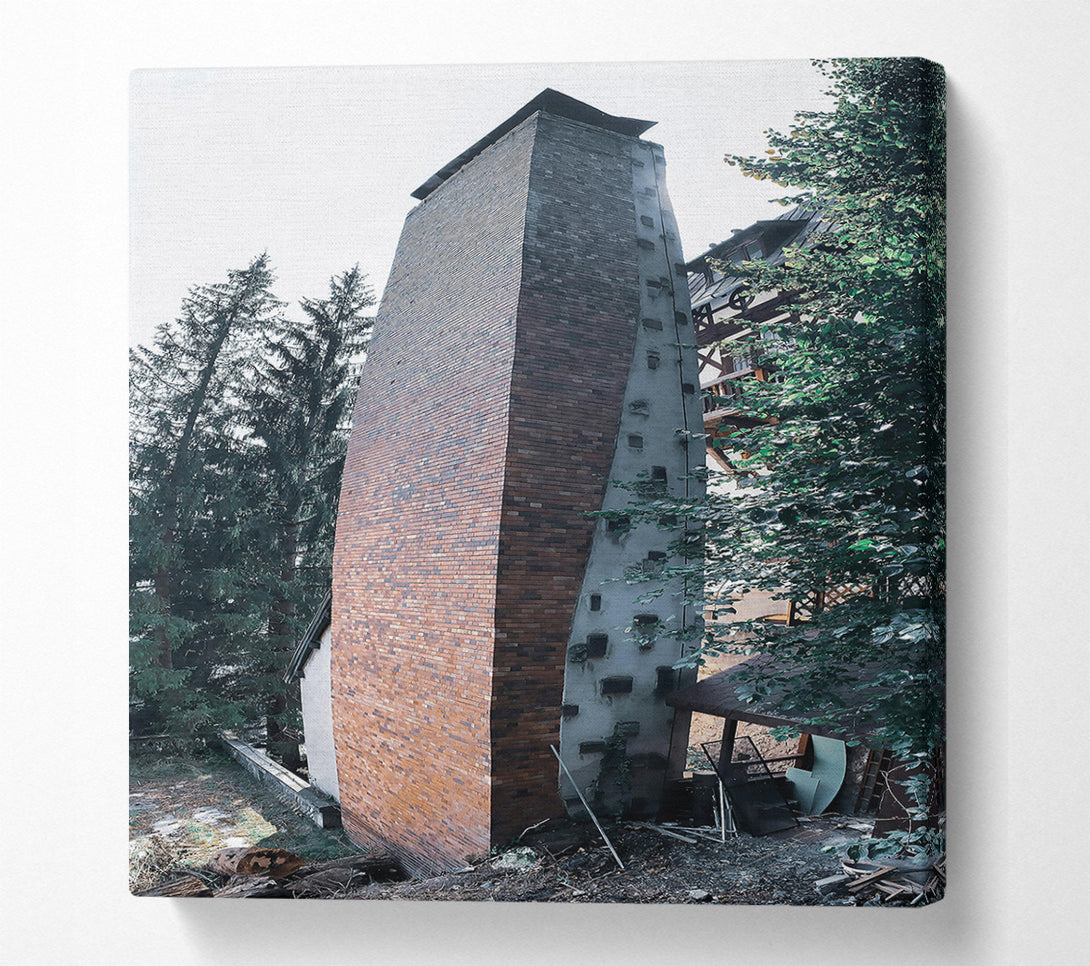  A Canvas Print of The Rusty Brick Wall Canvas Wall Art