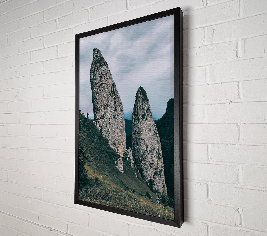  A Canvas Print of Grey Mountain Sentinels Canvas Print