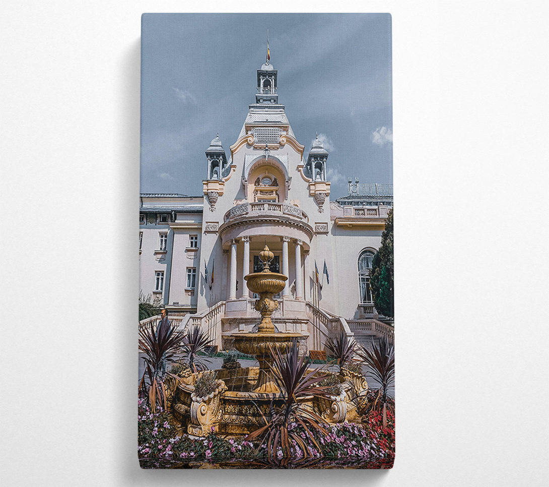  A Canvas Print of Golden Fountain Palace Canvas Print