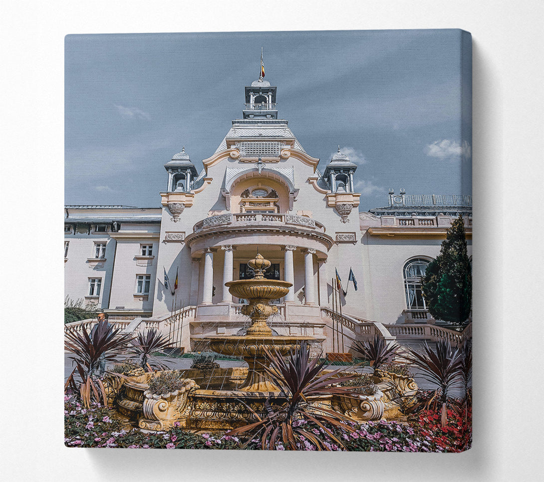  A Canvas Print of Golden Fountain Palace Canvas Print