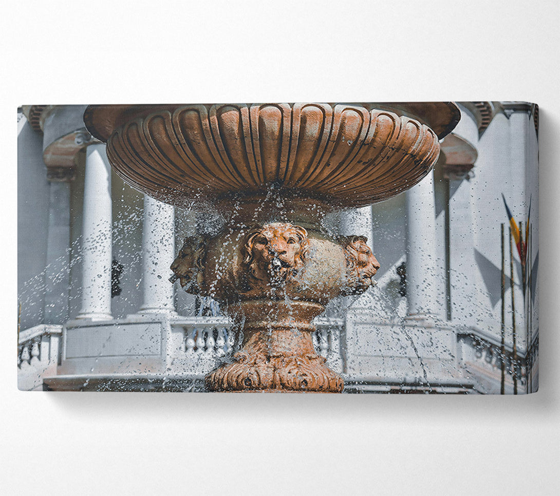 A Canvas Print of The Terracotta Fountain Canvas Art