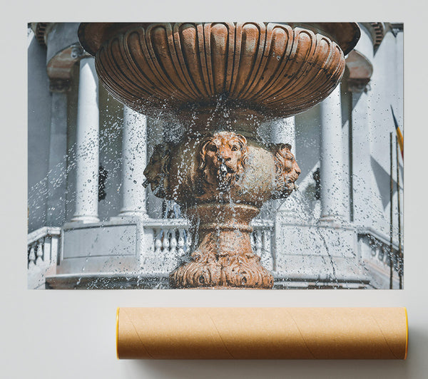 The Terracotta Fountain Print