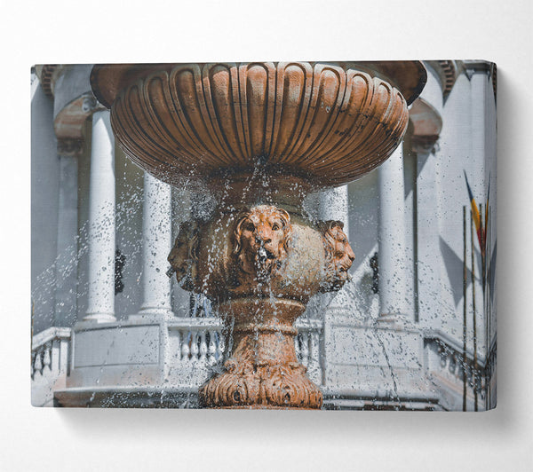  A Canvas Print of The Terracotta Fountain Canvas Art