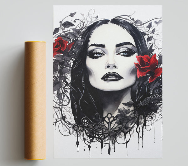 Morticia Addams Print
