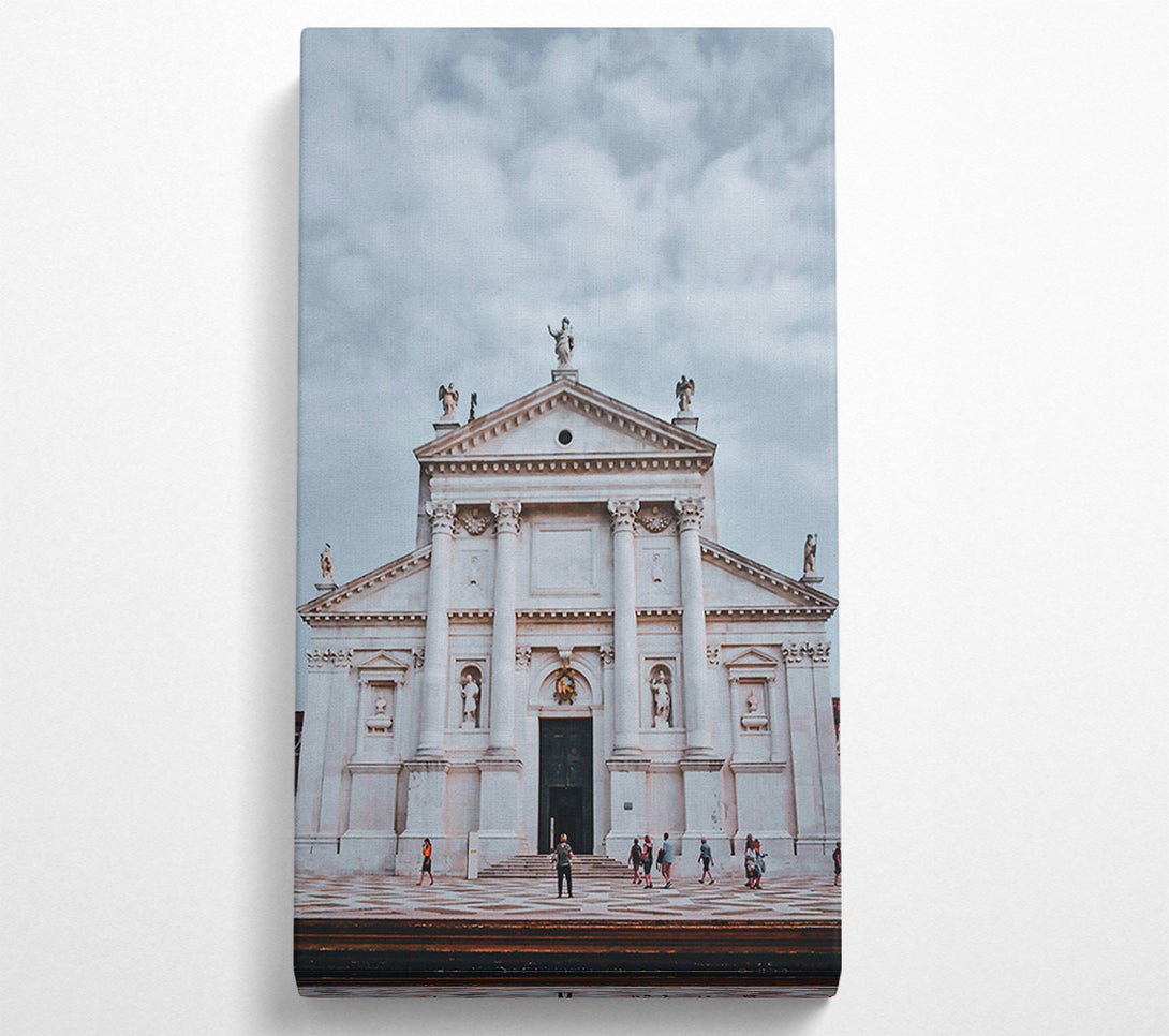  A Canvas Print of White Stone Sanctuary Canvas Print