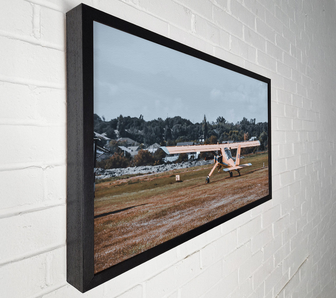  A Canvas Print of Golden Wings Takeoff Canvas Wall Art