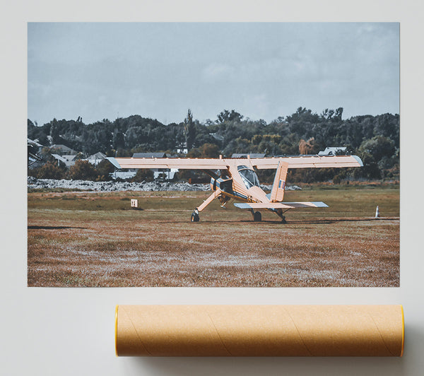 Golden Wings Takeoff Poster