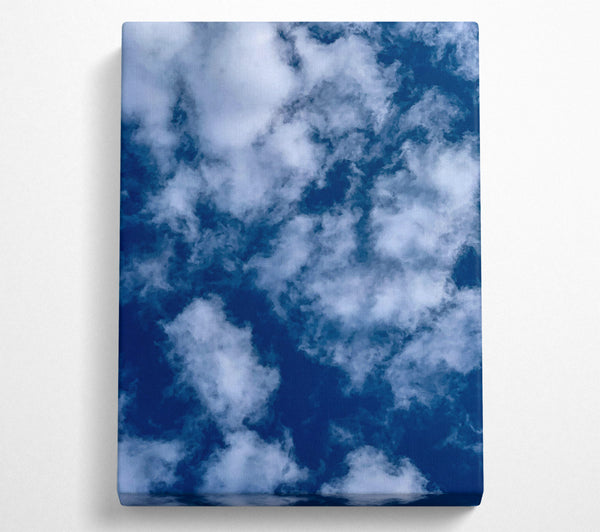  A Canvas Print of Azure Cloud Formations Canvas Print