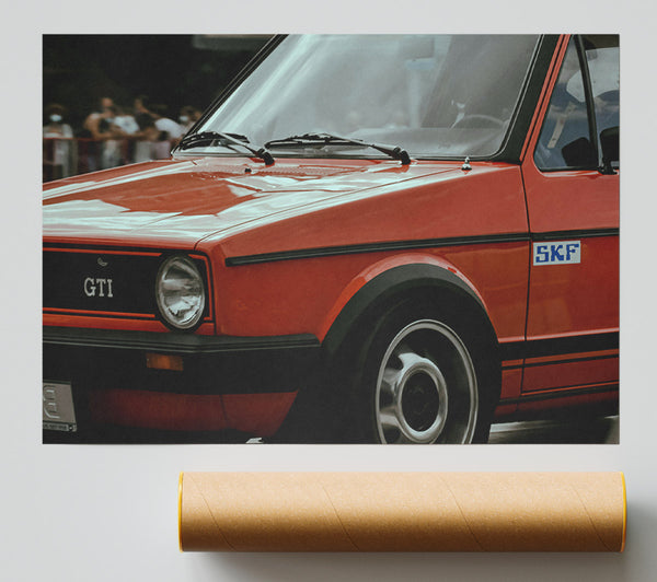 Red Gti Shine Print