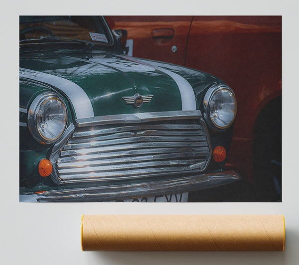 Emerald Mini Cooper Giclee Print
