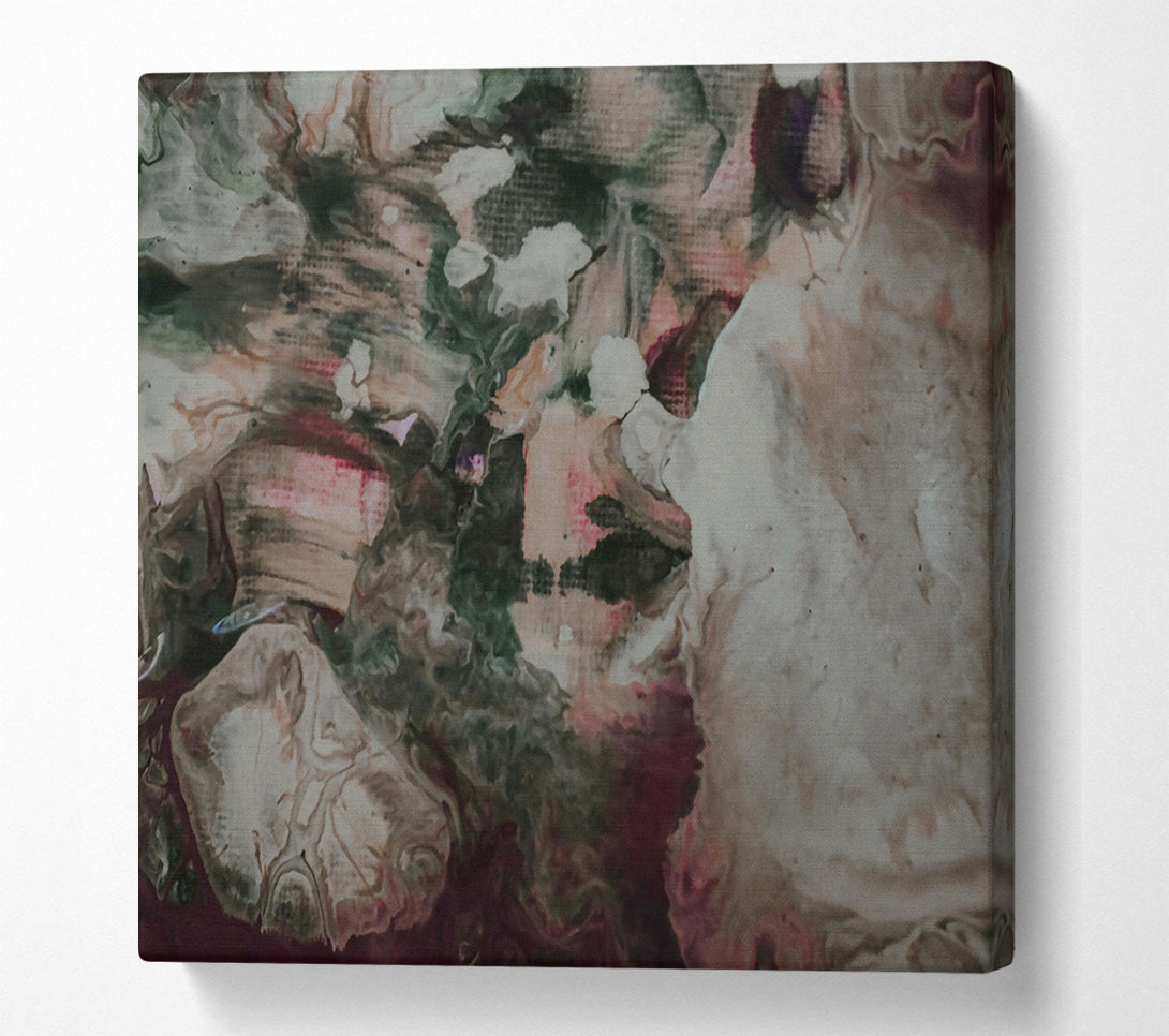  A Canvas Print of Whimsical White Swirls Canvas Print