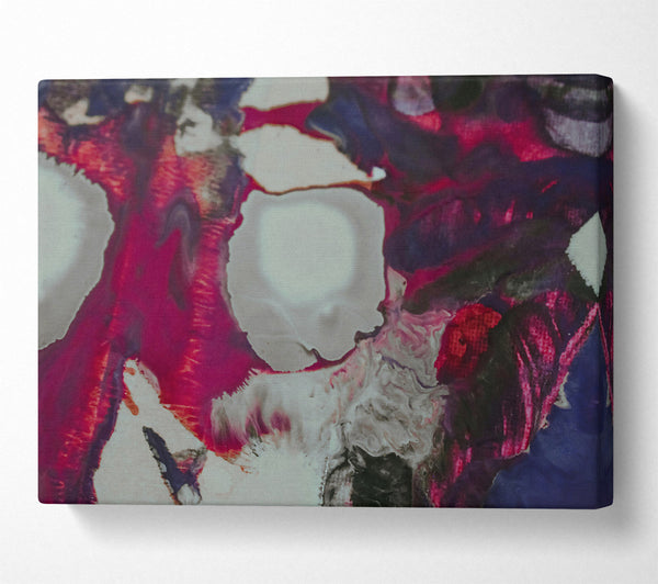  A Canvas Print of Crimson And Grey Dreams Canvas Print