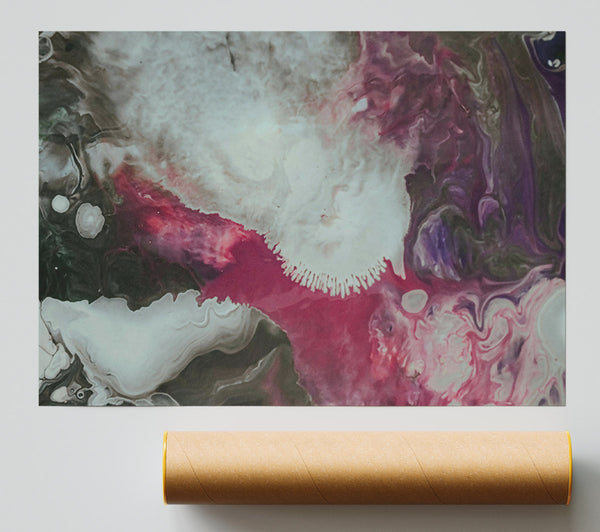 Crimson Swirls Of Smoke Giclee Print