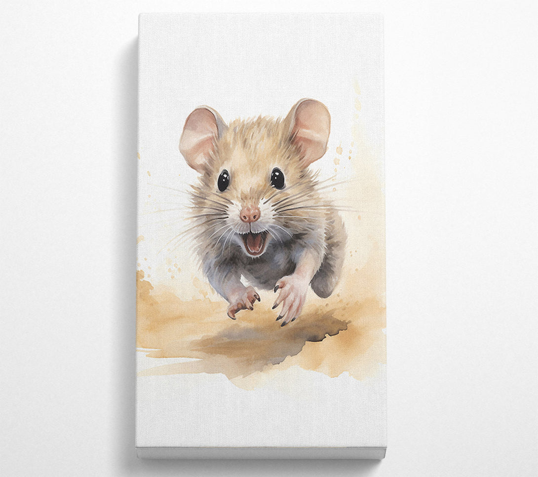  A Canvas Print of Mouse Run Canvas Print