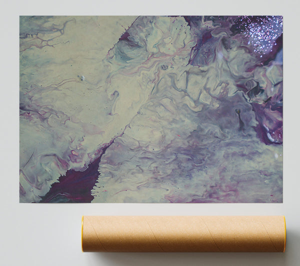 Pale Purple Dreamscape Poster
