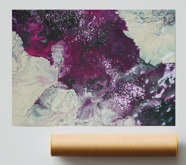 Purple Galaxy Dream Poster