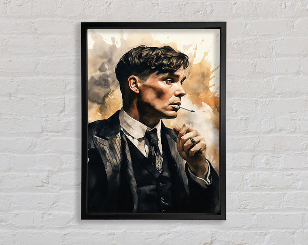 Mr Shelby Cigarette Framed Print
