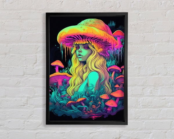Mushroom Acid Framed Print