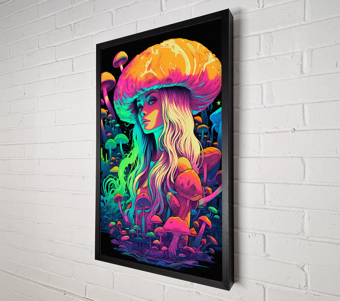 A Canvas Print of Mushroom Lady Canvas Print