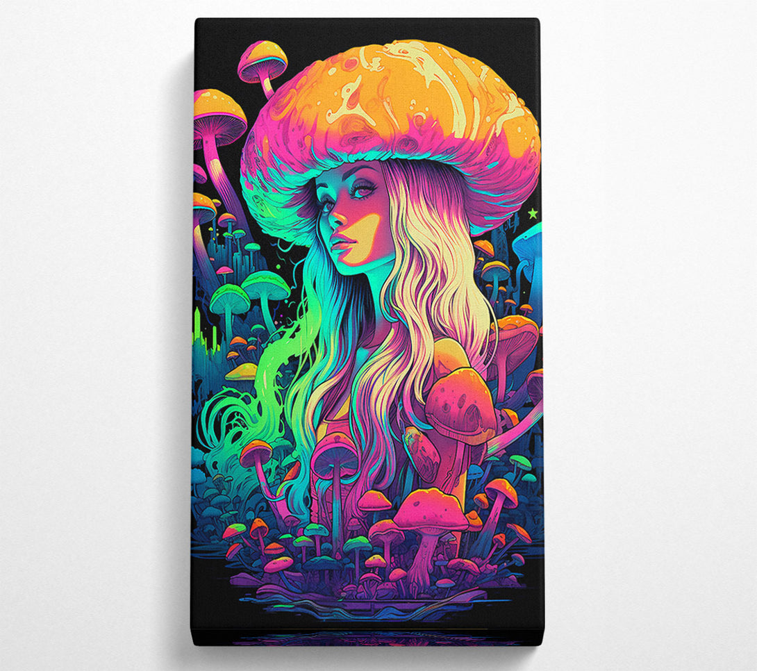  A Canvas Print of Mushroom Lady Canvas Print