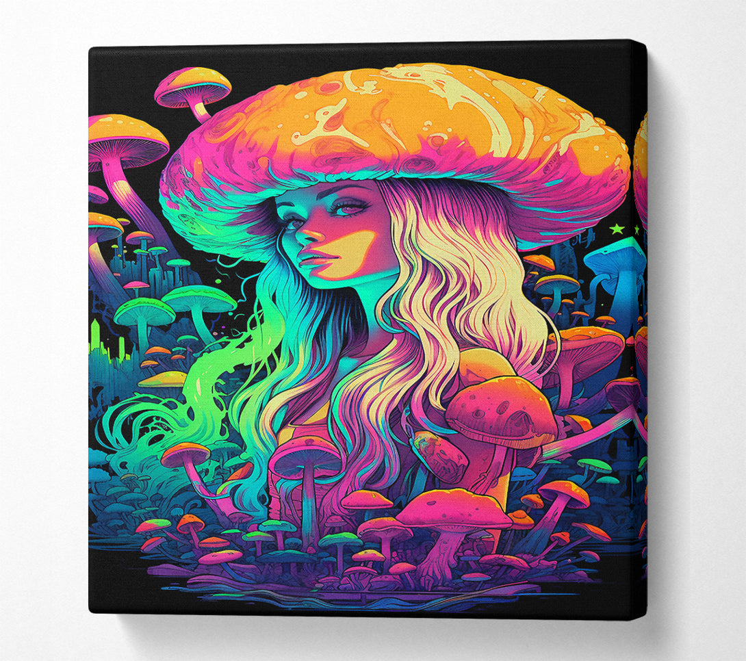  A Canvas Print of Mushroom Lady Canvas Print