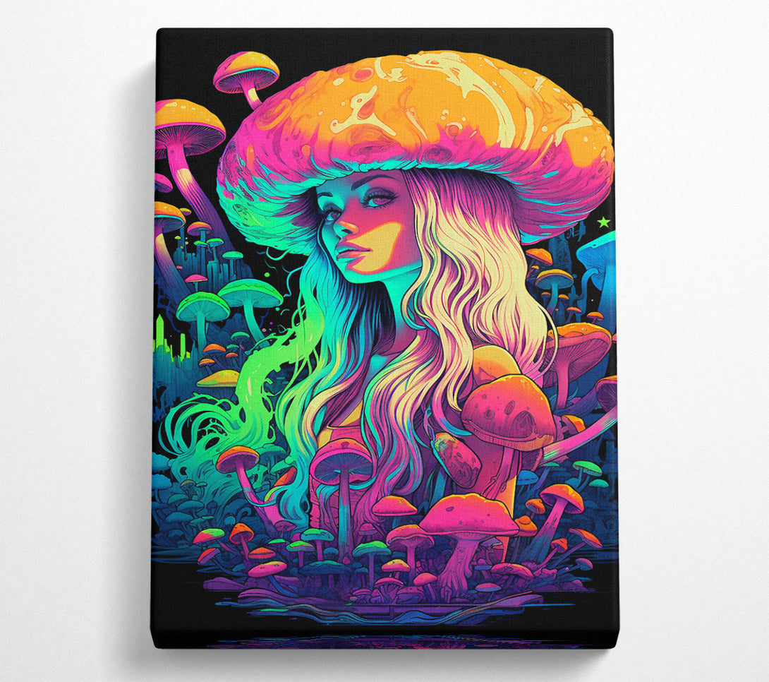  A Canvas Print of Mushroom Lady Canvas Print