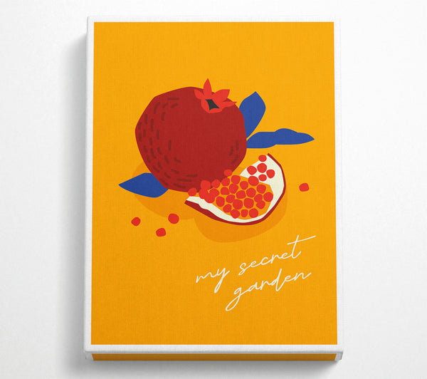  A Canvas Print of My Secret Garden Canvas Print