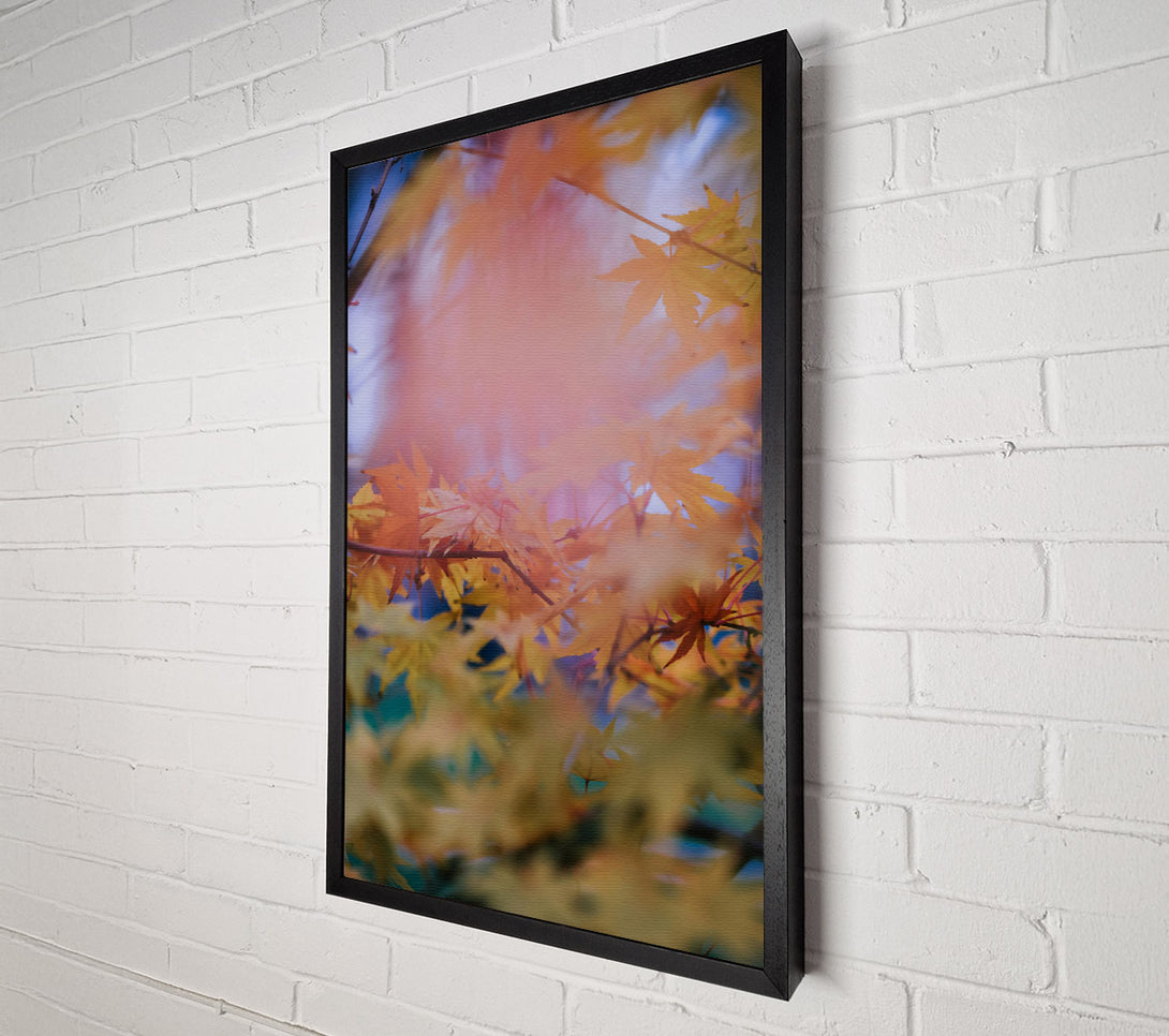  A Canvas Print of Golden Autumn Haze Canvas Art