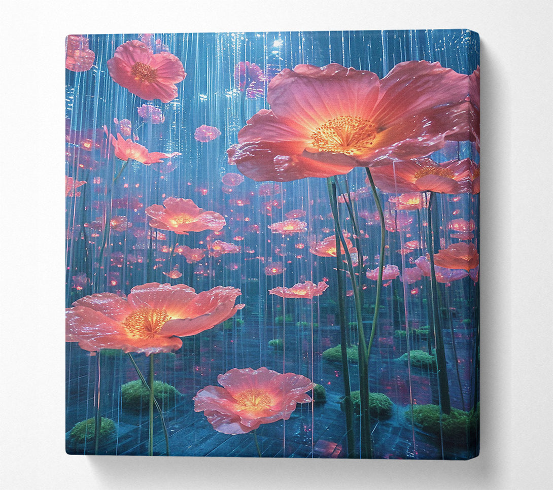  A Canvas Print of Mystical Flowers Canvas Art