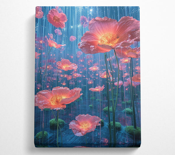  A Canvas Print of Mystical Flowers Canvas Art
