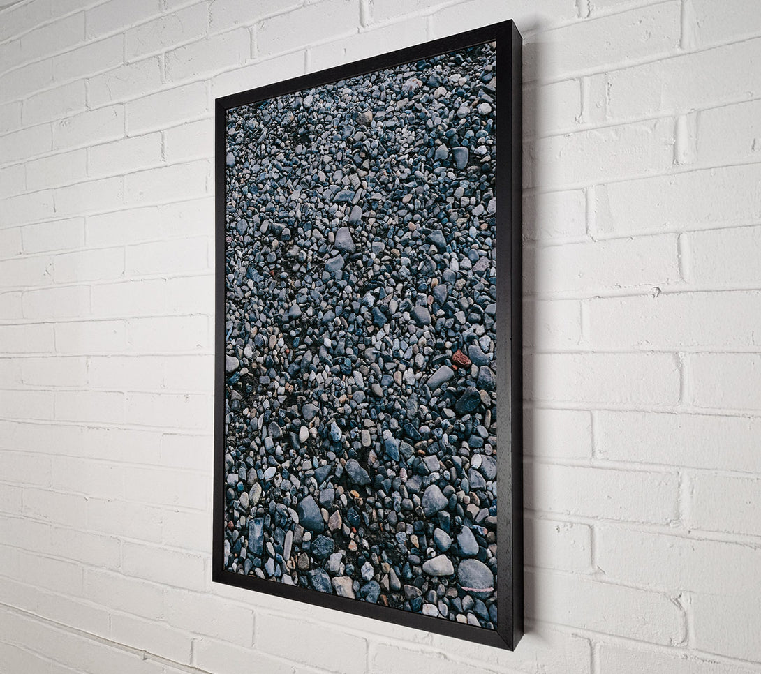  A Canvas Print of Gray Pebble Pathway Canvas Art