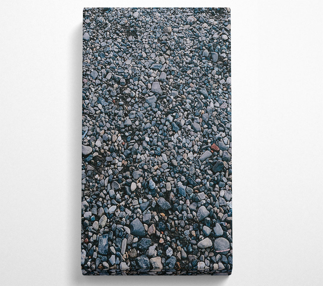  A Canvas Print of Gray Pebble Pathway Canvas Art