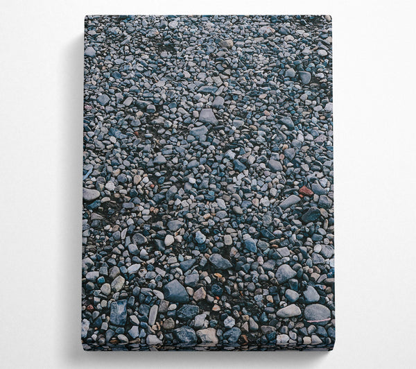  A Canvas Print of Gray Pebble Pathway Canvas Art