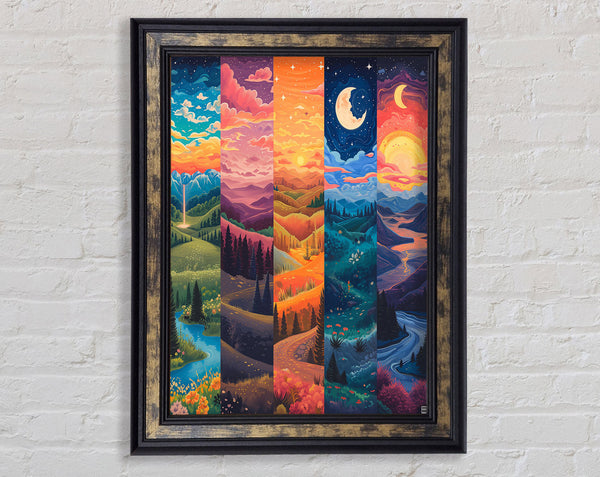 Nature Diversity Framed Print