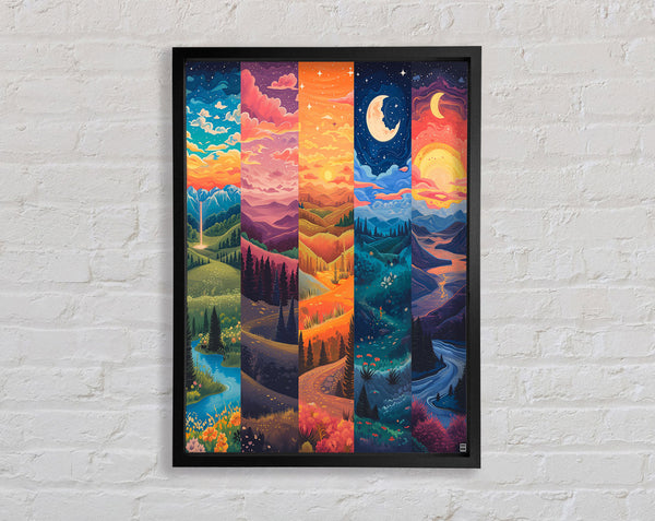 Nature Diversity Framed Print