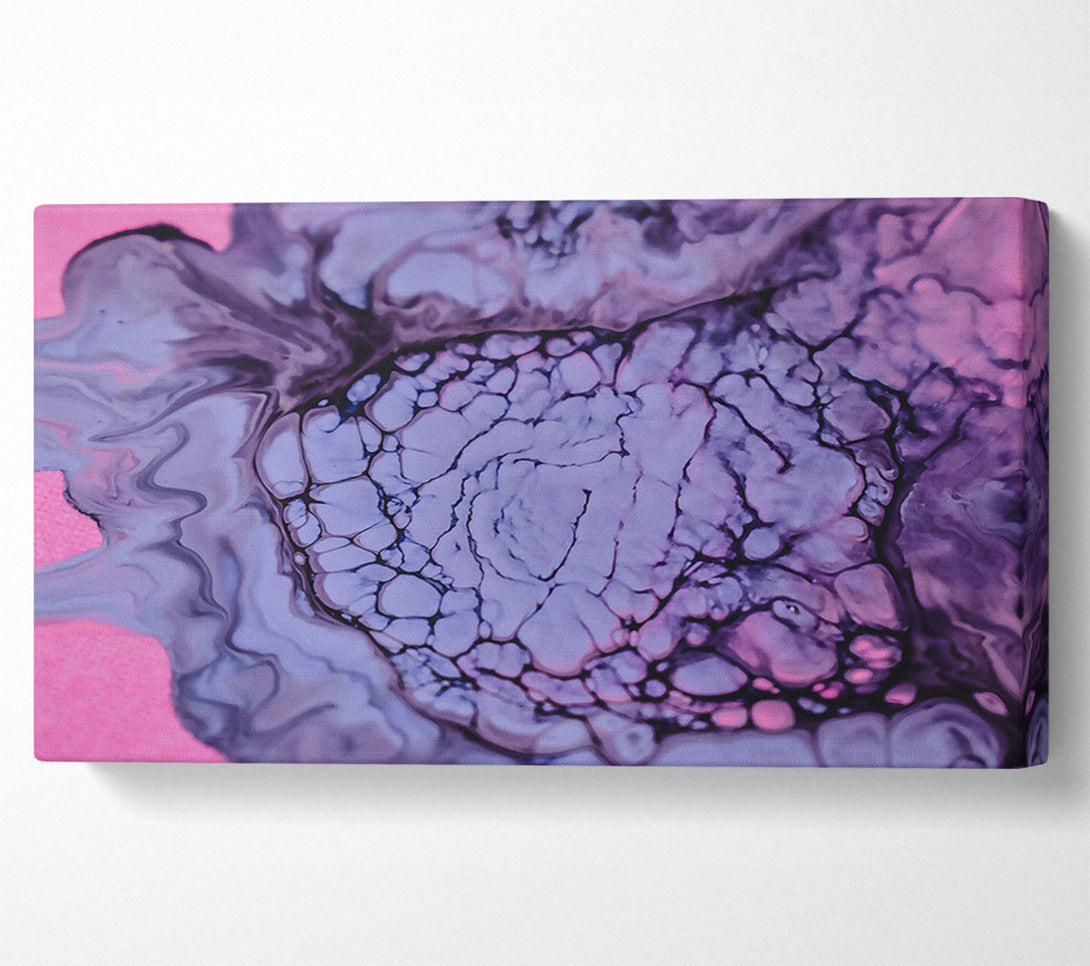  A Canvas Print of Lavender Swirls Abstract Canvas Art