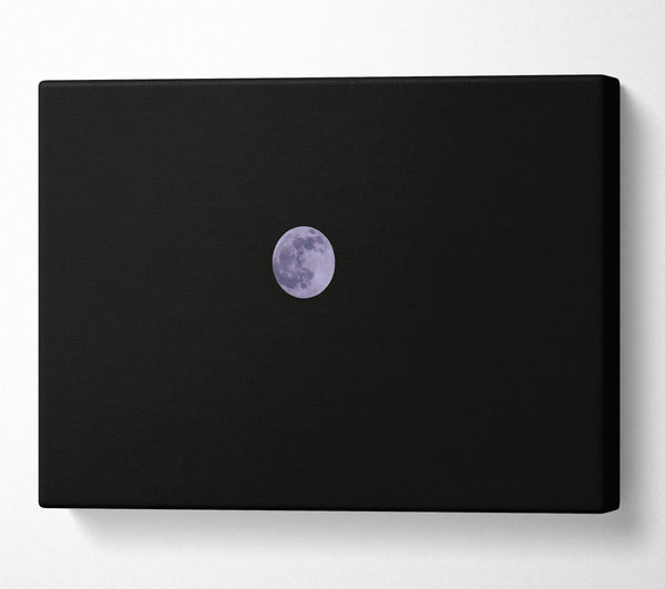  A Canvas Print of Lavender Full Moon Canvas Print