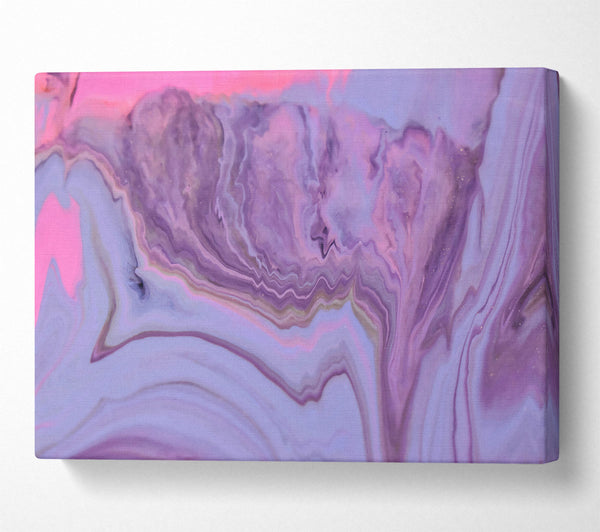  A Canvas Print of Lavender Swirls Canvas Print