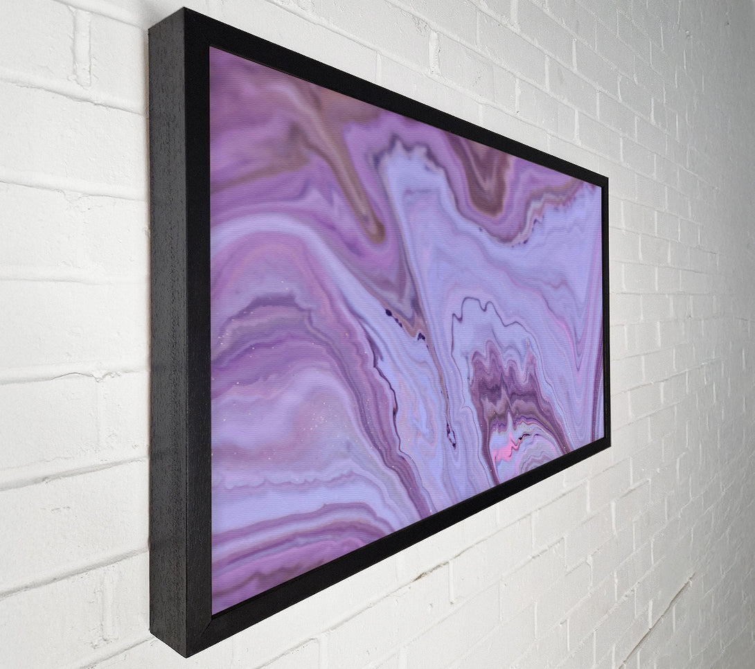  A Canvas Print of Lavender Swirls And Shimmer Canvas Print